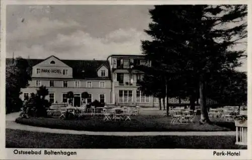 Ak Ostseebad Boltenhagen, Park-Hotel, Terrasse
