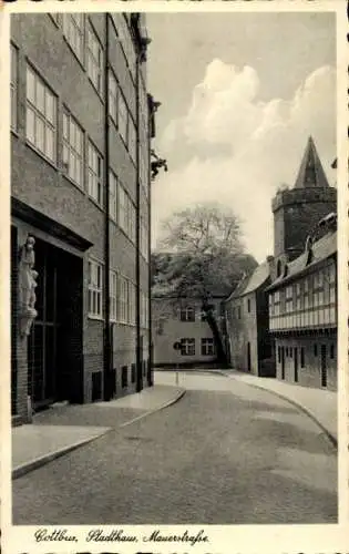 Ak Cottbus in der Niederlausitz, Stadthaus, Mauerstraße