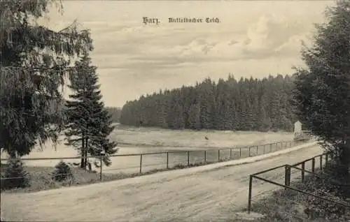 Ak Hahnenklee Bockswiese Goslar im Harz, Kuttelbacher Teich