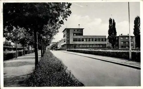 Ak Neu Isenburg in Hessen, Hugenotten-Allee, Postamt