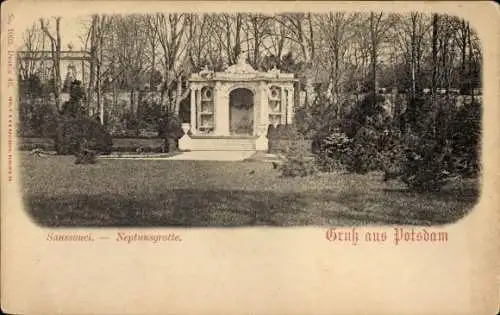 Ak Potsdam Sanssouci, Neptunsgrotte