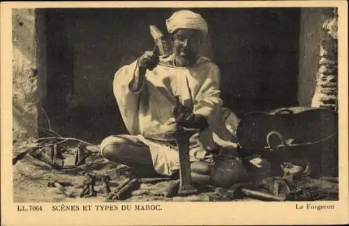 Ak Marokko, Schmied, Maghreb