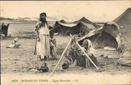 Ak Maghreb, Scènes et Types, Types Nomades, Levy & Fils L.L., Paris 6173