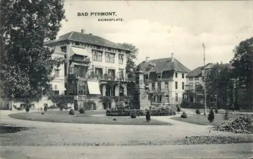 Ak Bad Pyrmont in Niedersachsen, Kaiserplatz