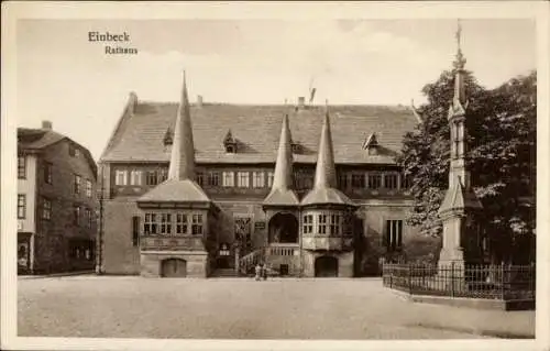 Ak Einbeck in Niedersachsen, Rathaus