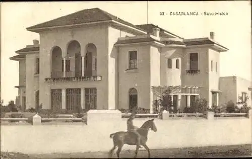 Ak Casablanca Marokko, Subdivision