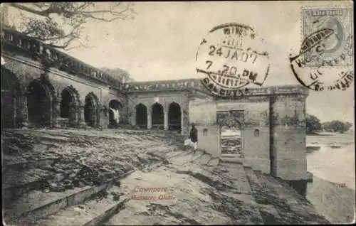 Ak Cawnpore Kanpur Indien, Massacre Ghat
