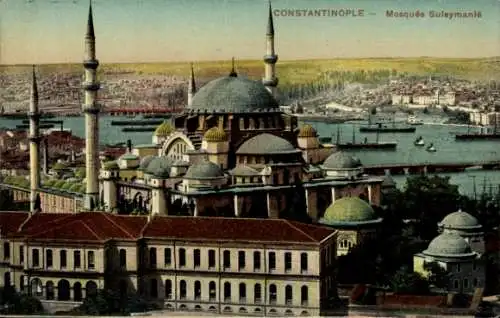 Ak Konstantinopel Istanbul Türkei, Süleymanie-Moschee