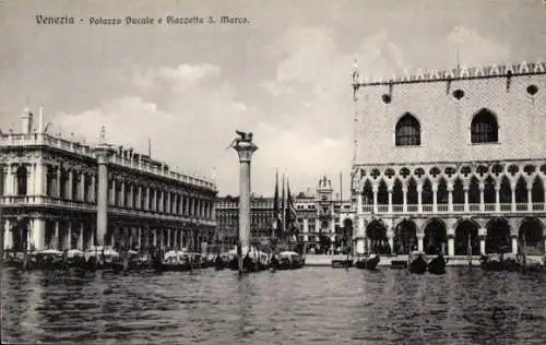 Ak Venezia Venedig Veneto, Palazzo Ducale e Piazetta S. Marco
