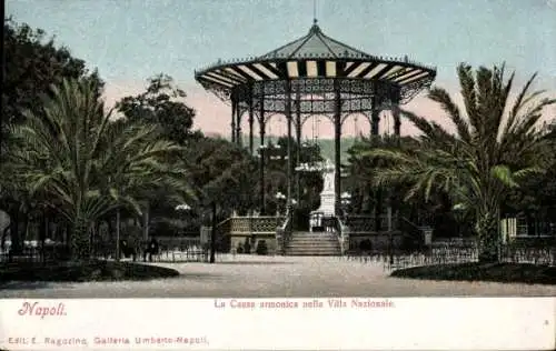 Ak Napoli Campania, La Cassa armonica nella Villa Nazionale