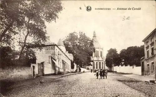 Ak Bon Secours Bonsecours Péruwelz Hennegau, Avenue de Condé