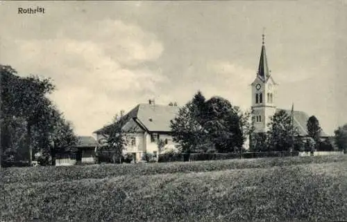Ak Rothrist Kt Aargau, Kirche