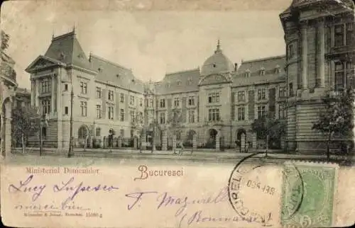 Ak București Bukarest Rumänien, Ministerul Domeniilor