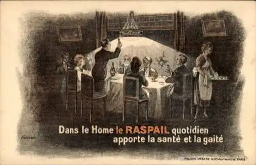 Ak Reklame, Raspail, Glühbirne
