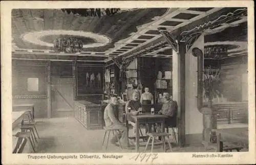 Ak Dallgow Döberitz, Truppenübungsplatz, Mannschaftskantine, Neulager