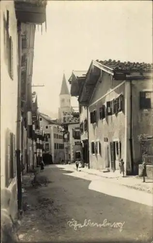 Foto Ak Marktschellenberg Markt Schellenberg in Oberbayern, Straßenpartie