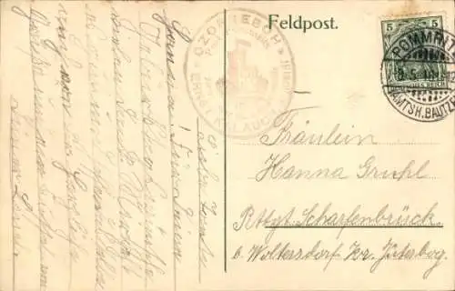 Ak Cunewalde in der Oberlausitz, Czorneboh, Bergwirtschaft, Aussichtsturm, Bismarckdenkmal