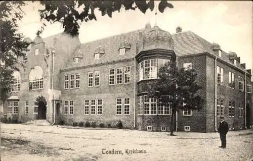 Ak Tønder Tondern Dänemark, Kreishaus