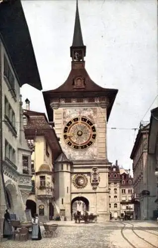 Ak Bern Stadt Schweiz, Zeitglockenturm