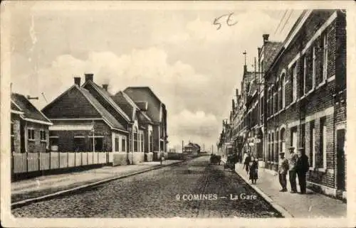 Ak Comines Wallonie Hennegau, La Gare