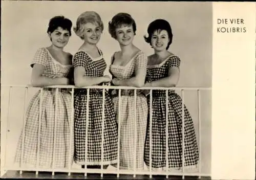 Ak Schauspieler, Portrait, Musikgruppe Die vier Kolibris