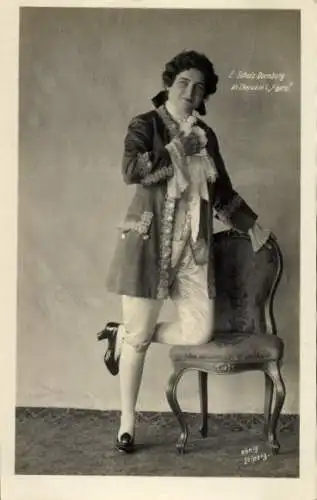 Ak Opernsängerin Else Schulz Dornburg, Portrait, Figaro