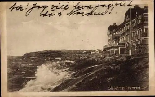 Ak Långedrag Göteborg Schweden, Restaurant