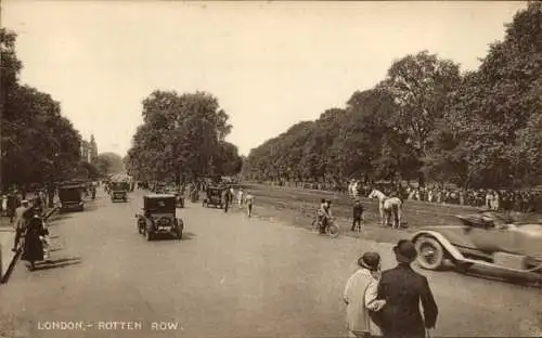 Ak London City England, Rotten-Row
