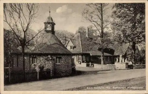 Ak Bad Harzburg in Niedersachsen, Restaurant Wolfsklippen