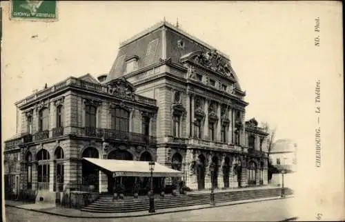 Ak Cherbourg Manche, Theater
