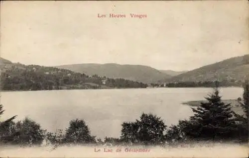 Ak Gérardmer Lothringen Vosges, Le Lac