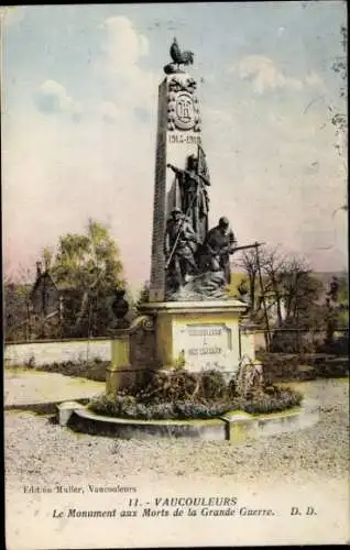 Ak Vaucouleurs Meuse, Kriegerdenkmal