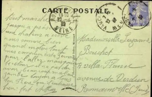 Ak Vaucouleurs Meuse, Kriegerdenkmal