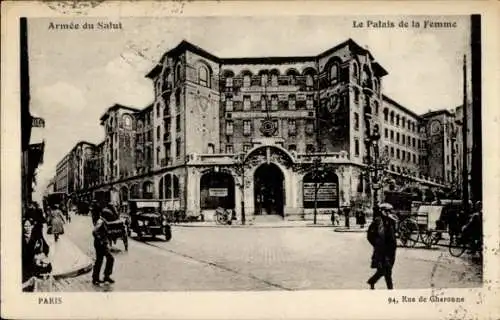 Ak Paris XI, Palais de la Femme, Rue de Charonne