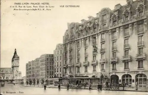 Ak Paris XII Reuilly, Rue de Lyon, Palace Hotel