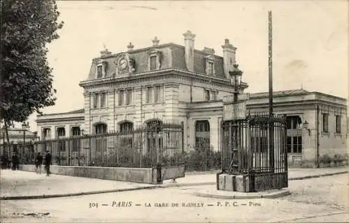 Ak Paris XII Reuilly, Gare