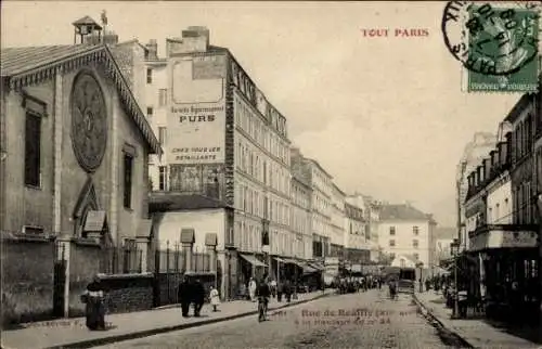 Ak Paris XII Reuilly, Rue de Reuilly