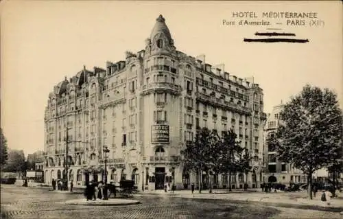 Ak Paris XII Reuilly, Hotel Mediterranee