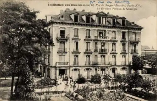Ak Paris XII Reuilly, Institution für Diakonissen, Chirurgie