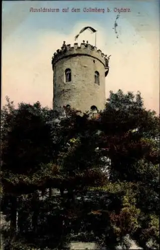 Ak Collmberg Collm Wermsdorf Sachsen, Aussichtsturm