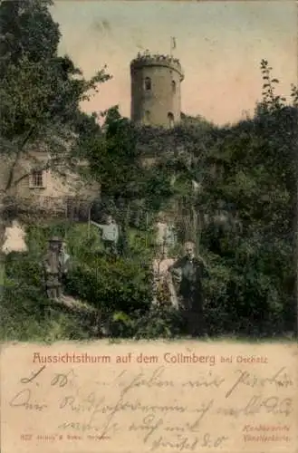 Ak Collmberg Collm Wermsdorf Sachsen, Aussichtsturm