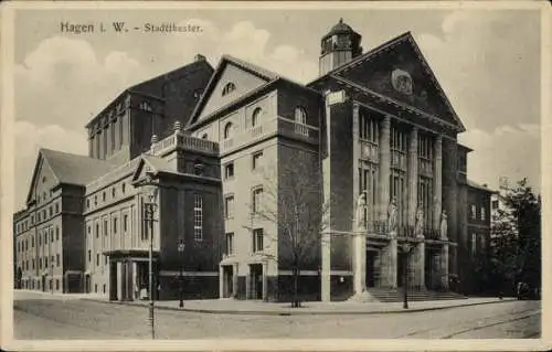 Ak Hagen in Westfalen, Stadttheater