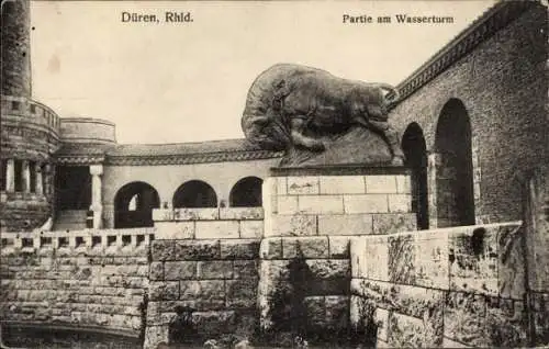 Ak Düren im Rheinland, am Wasserturm