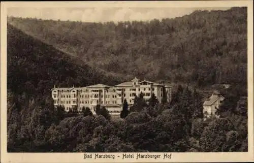 Ak Bad Harzburg im Harz, Hotel Harzburger Hof umgeben vom Wald