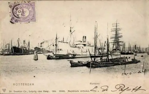 Ak Rotterdam Südholland Niederlande, Rijnhaven