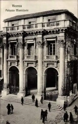 Ak Vicenza Veneto Venetien, Palazzo Municipale