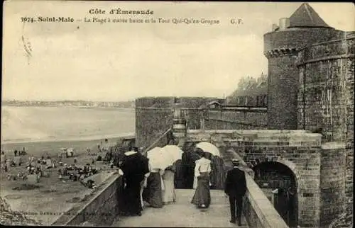 10 alte AK Saint Malo Ille de Vilaine Bretagne, verschiedene Ansichten