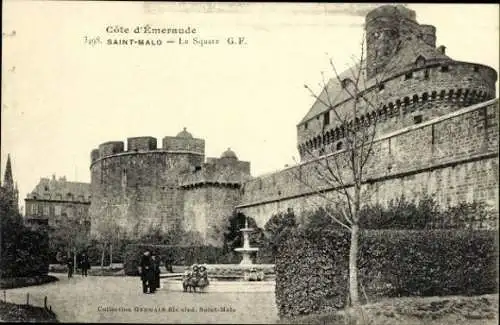 10 alte AK Saint Malo Ille de Vilaine Bretagne, verschiedene Ansichten