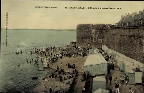 10 alte AK Saint Malo Ille de Vilaine Bretagne, verschiedene Ansichten