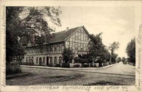Ak Müden an der Örtze Faßberg Lüneburger Heide, Gasthof zur Post